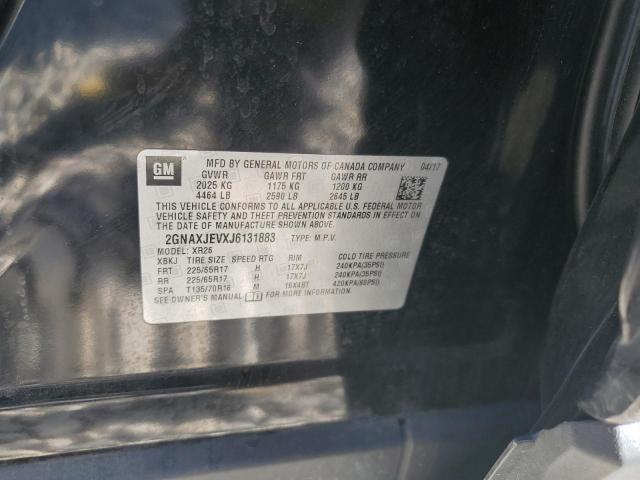 Photo 14 from auction – 2018 CHEVROLET EQUINOX LT with VIN 2GNAXJEVXJ6131883