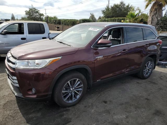 TOYOTA HIGHLANDER 2019 with VIN 5TDJGRFH8KS072016 - Photo from auction