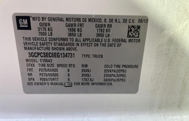 Photo 10 from auction – 2014 CHEVROLET SILVERADO with VIN 3GCPCSEC6EG134731