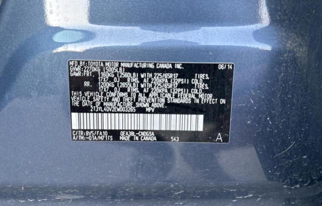 Photo 10 from auction – 2014 TOYOTA RAV4 EV with VIN 2T3YL4DV2EW003265