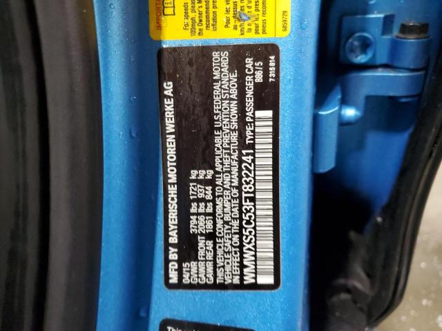 Photo 14 from auction – 2015 MINI COOPER with VIN WMWXS5C53FT832241