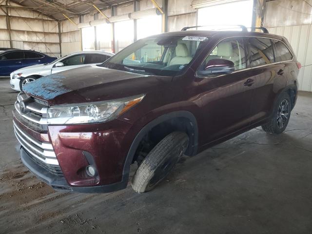 TOYOTA HIGHLANDER 2018 with VIN 5TDZZRFH9JS275508 - Photo from auction