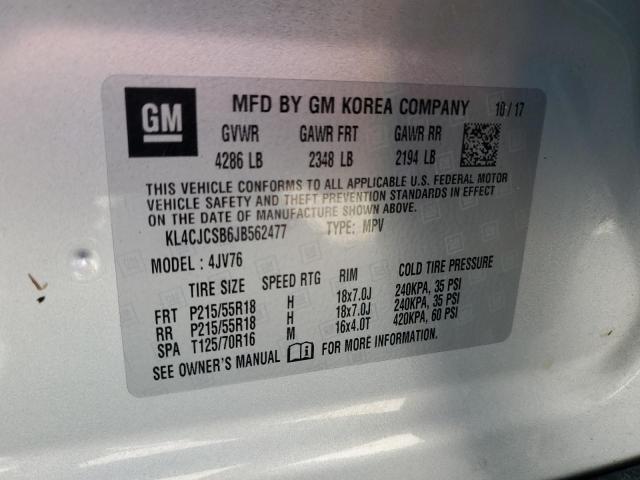 Photo 14 from auction – 2018 BUICK ENCORE ESS with VIN KL4CJCSB6JB562477