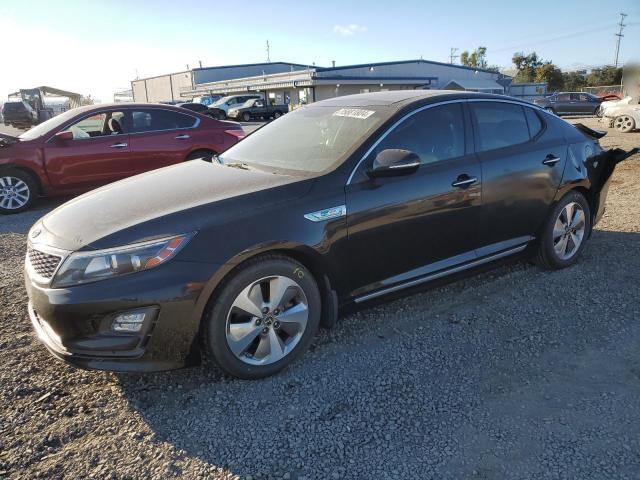 KIA OPTIMA HYB 2014 with VIN KNAGN4AD0E5068363 - Photo from auction