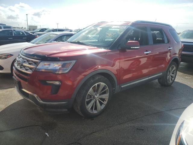 FORD EXPLORER L 2018 with VIN 1FM5K7F87JGA85252 - Photo from auction