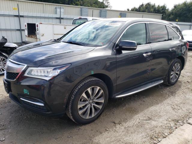 ACURA MDX TECHNO 2014 with VIN 5FRYD4H43EB035063 - Photo from auction