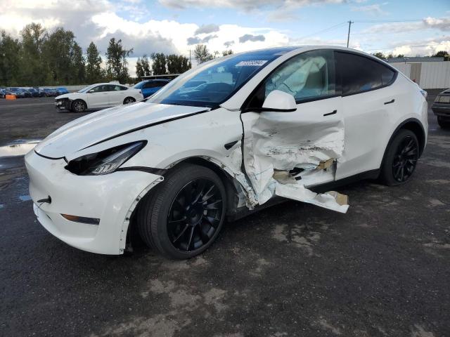 TESLA MODEL Y 2021 with VIN 5YJYGAEE6MF293452 - Photo from auction