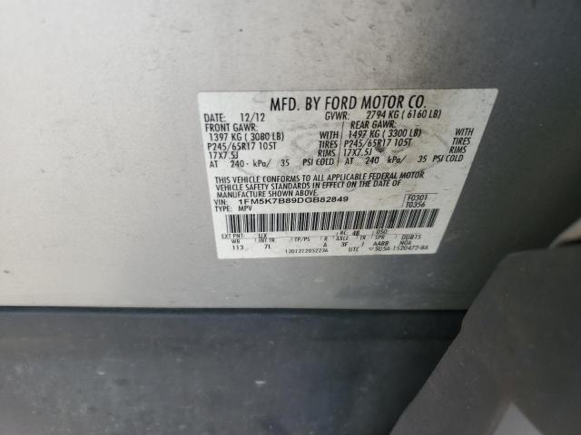 Photo 14 from auction – 2013 FORD EXPLORER with VIN 1FM5K7B89DGB82849