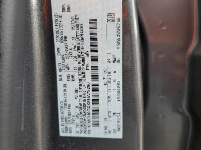 Photo 14 from auction – 2014 FORD ESCAPE SE with VIN 1FMCU0GXXEUA79290