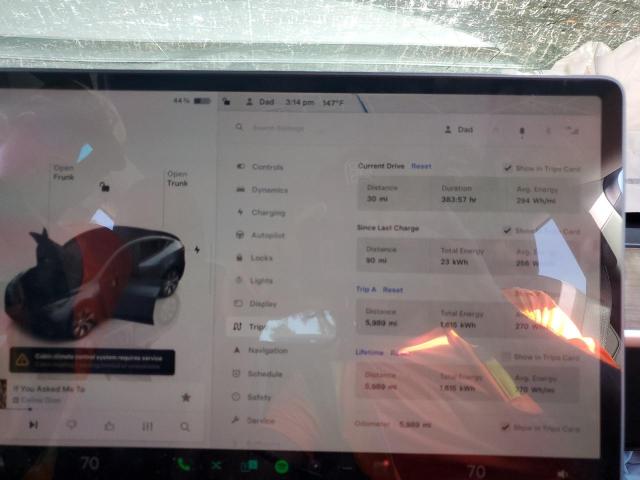Photo 9 from auction – 2024 TESLA MODEL Y with VIN 7SAYGDEE8RA278184