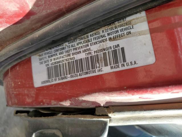 Photo 14 from auction – 1997 SUBARU LEGACY OUT with VIN 4S3BG6853V7637843