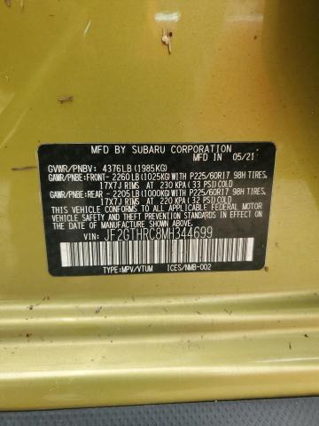 Photo 14 from auction – 2021 SUBARU CROSSTREK with VIN JF2GTHRC8MH344699