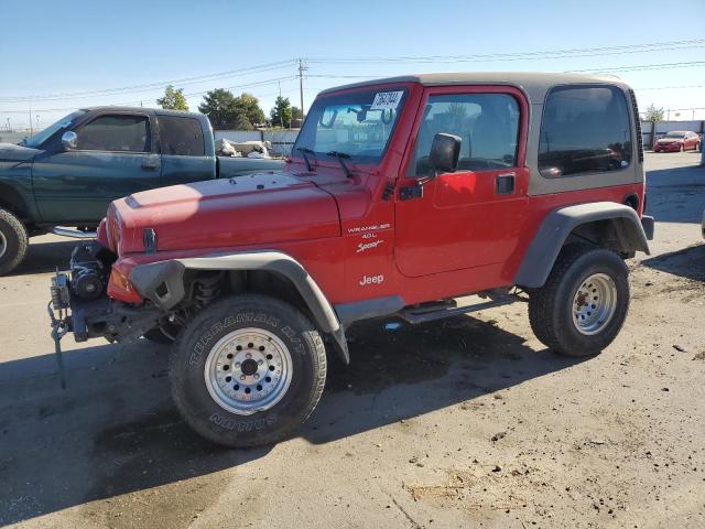 JEEP WRANGLER / 2000 with VIN 1J4FA49S1YP703560 - Photo from auction