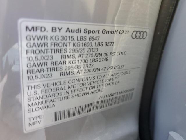 Photo 14 from auction – 2024 AUDI RS Q8 with VIN WU1ARBF11RD000488