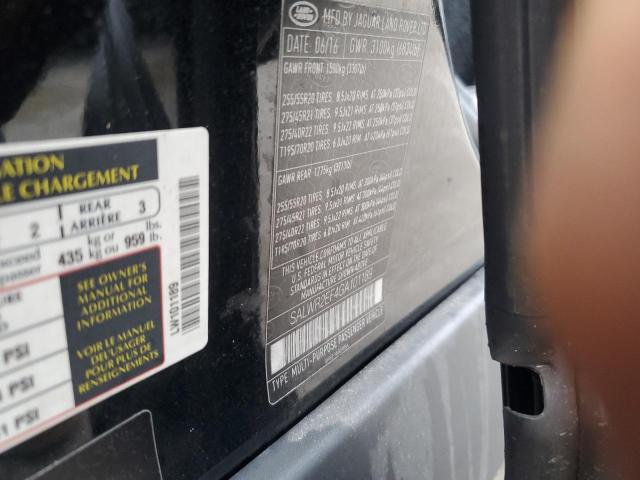 Photo 14 from auction – 2016 LAND ROVER RANGE ROVE with VIN SALWR2EF4GA101189