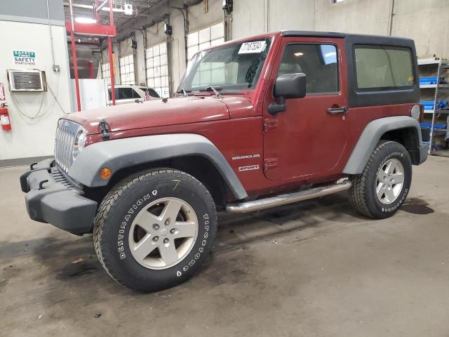 JEEP WRANGLER S 2012 with VIN 1C4AJWAG8CL131549 - Photo from auction