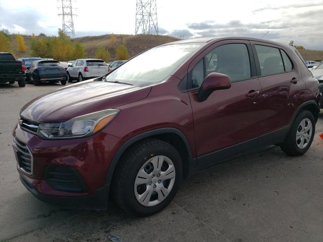 CHEVROLET TRAX LS 2017 with VIN 3GNCJKSB1HL186433 - Photo from auction