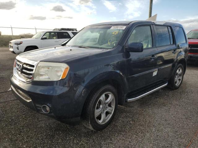 HONDA PILOT EXLN 2012 with VIN 5FNYF3H77CB016822 - Photo from auction