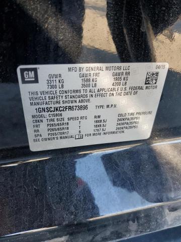 Photo 14 from auction – 2015 CHEVROLET SUBURBAN C with VIN 1GNSCJKC2FR673896