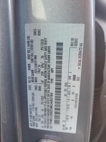 Photo 14 from auction – 2021 FORD ESCAPE SE with VIN 1FMCU0BZ3MUA92180