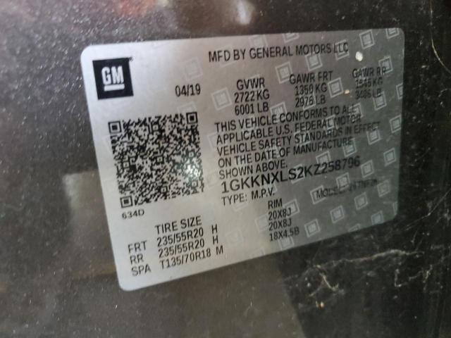 Photo 14 from auction – 2019 GMC ACADIA DEN with VIN 1GKKNXLS2KZ258796