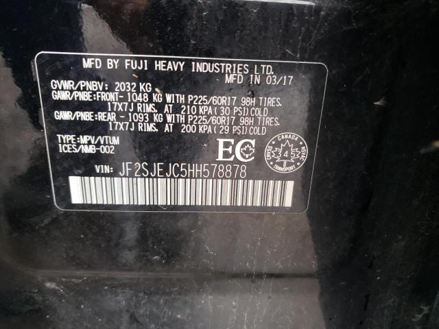 Photo 14 from auction – 2017 SUBARU FORESTER 2 with VIN JF2SJEJC5HH578878
