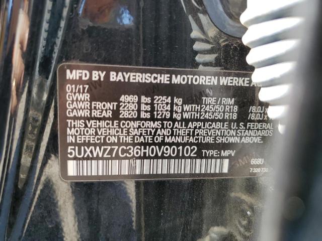Photo 14 from auction – 2017 BMW X3 SDRIVE2 with VIN 5UXWZ7C36H0V90102