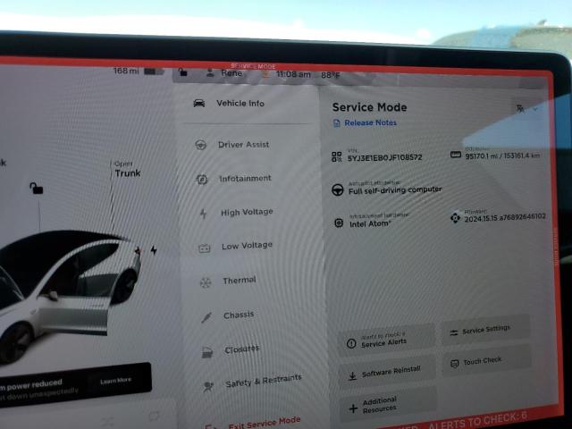 Photo 9 from auction – 2018 TESLA MODEL 3 with VIN 5YJ3E1EB0JF108572