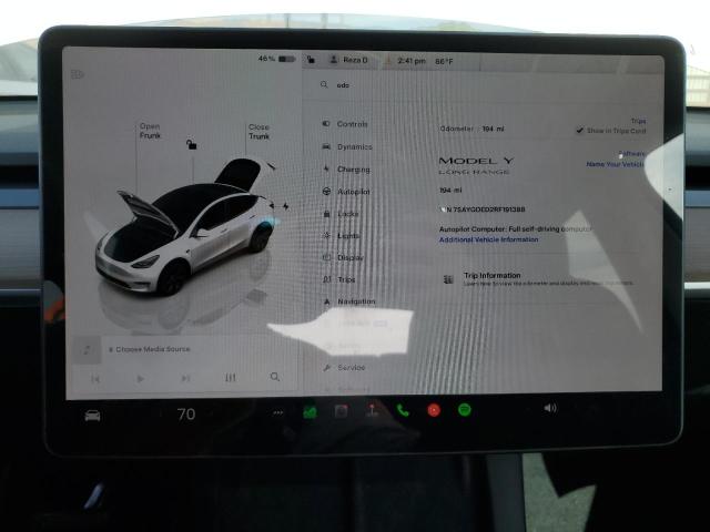 Photo 9 from auction – 2024 TESLA MODEL Y with VIN 7SAYGDED2RF191388