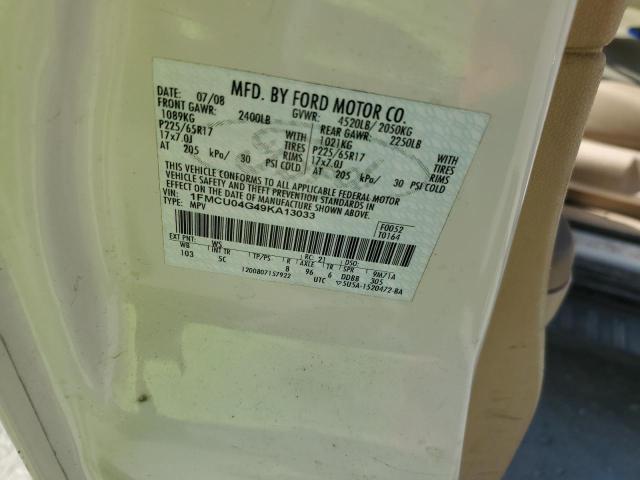 Photo 14 from auction – 2009 FORD ESCAPE LIM with VIN 1FMCU04G49KA13033