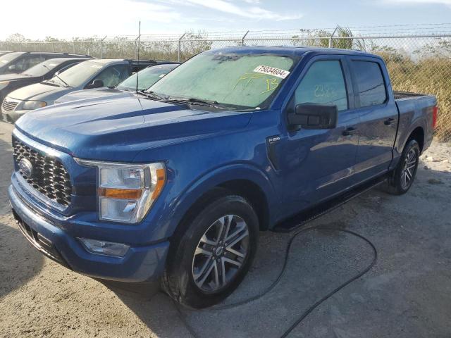 FORD F150 SUPER 2022 with VIN 1FTEW1CP8NKD18365 - Photo from auction