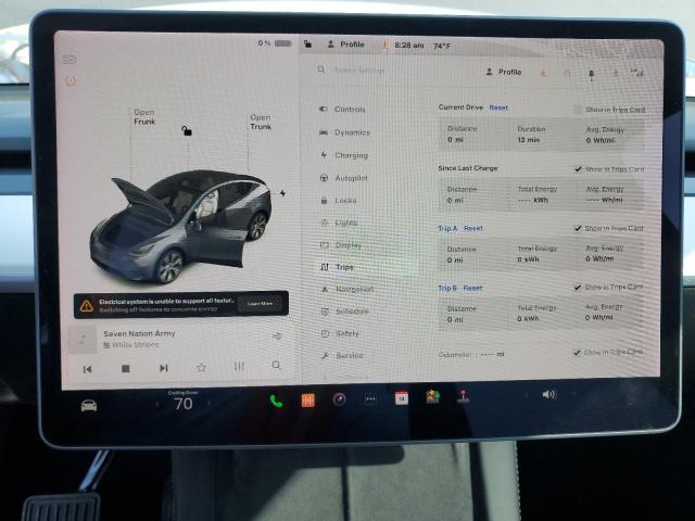 Photo 9 from auction – 2021 TESLA MODEL Y with VIN 5YJYGDEEXMF288191