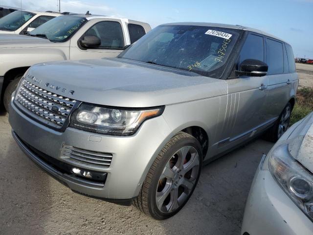 LAND ROVER RANGE ROVE 2016 with VIN SALGV3EF6GA272015 - Photo from auction
