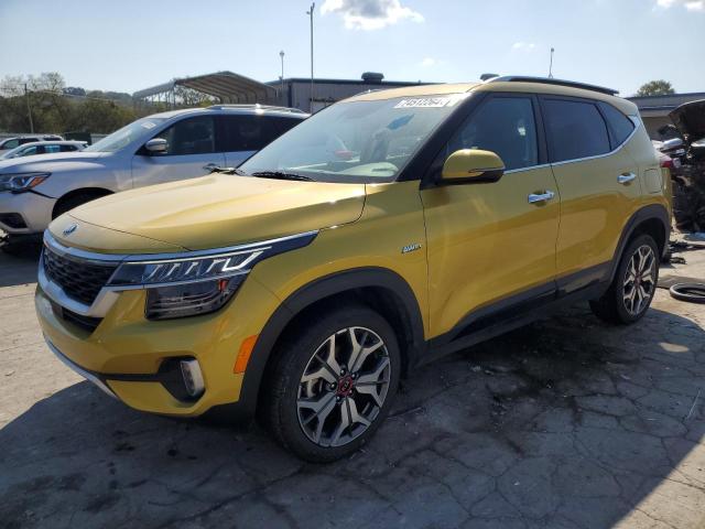 KIA SELTOS SX 2021 with VIN KNDETCA25M7218141 - Photo from auction