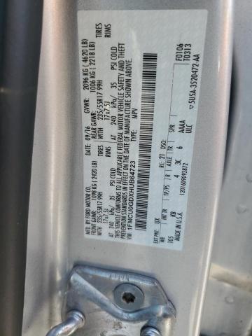 Photo 14 from auction – 2017 FORD ESCAPE SE with VIN 1FMCU0GDXHUB64723