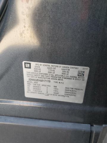 Photo 14 from auction – 2018 CHEVROLET EQUINOX LT with VIN 2GNAXJEV4J6171179