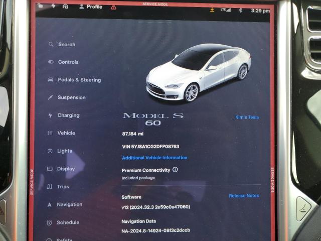 Photo 9 from auction – 2013 TESLA MODEL S with VIN 5YJSA1CG2DFP08763