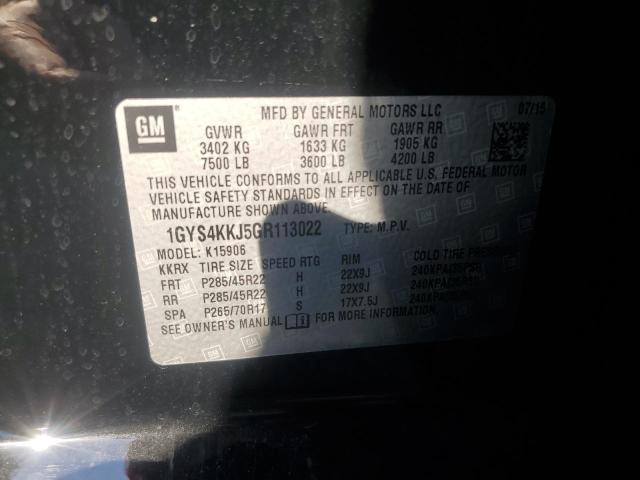 Photo 14 from auction – 2016 CADILLAC ESCALADE E with VIN 1GYS4KKJ5GR113022