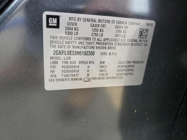 Photo 14 from auction – 2017 GMC TERRAIN DE with VIN 2GKFLVE33H6192300