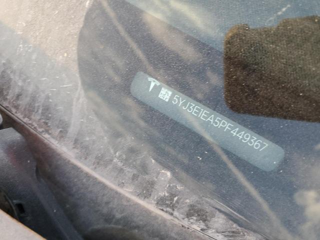 Photo 14 from auction – 2023 TESLA MODEL 3 with VIN 5YJ3E1EA5PF449367