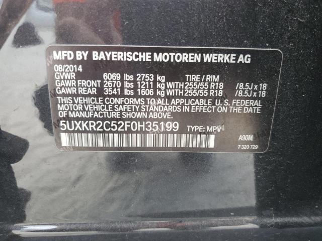Photo 14 from auction – 2015 BMW X5 SDRIVE3 with VIN 5UXKR2C52F0H35199