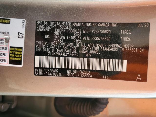 Photo 14 from auction – 2020 LEXUS RX 350 with VIN 2T2HZMAA4LC174442