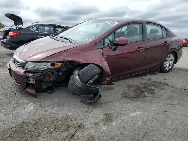 HONDA CIVIC LX 2012 with VIN 19XFB2F58CE368294 - Photo from auction