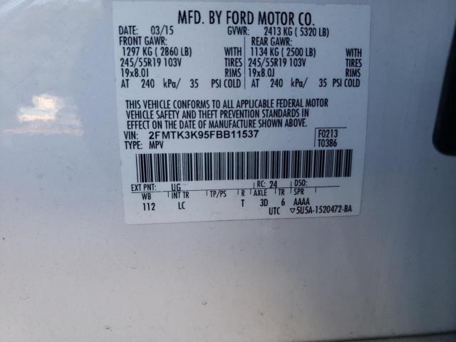 Photo 14 from auction – 2015 FORD EDGE TITAN with VIN 2FMTK3K95FBB11537