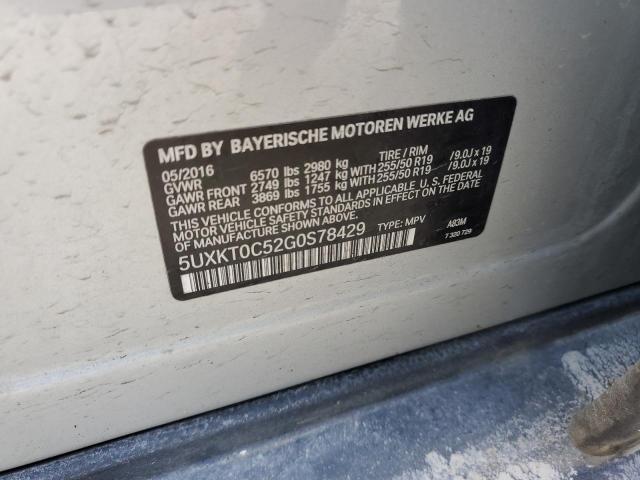 Photo 14 from auction – 2016 BMW X5 XDR40E with VIN 5UXKT0C52G0S78429