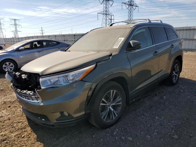 TOYOTA HIGHLANDER 2016 with VIN 5TDJKRFH6GS324884 - Photo from auction