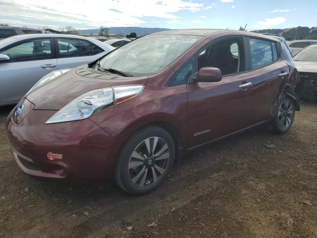 NISSAN LEAF S 2017 with VIN 1N4BZ0CP0HC305098 - Photo from auction
