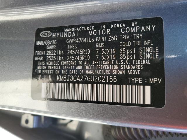 Photo 14 from auction – 2016 HYUNDAI TUCSON LIM with VIN KM8J3CA27GU202166
