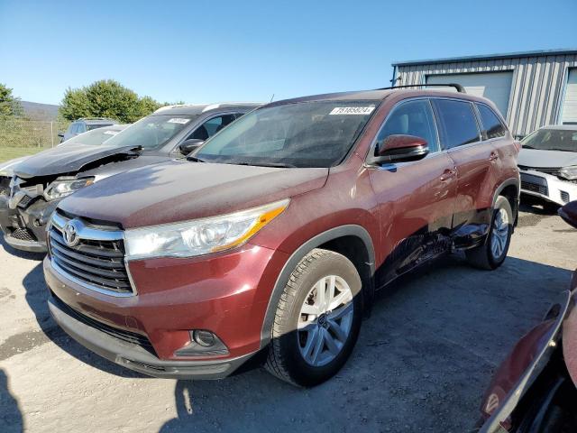 TOYOTA HIGHLANDER 2016 with VIN 5TDBKRFH6GS336604 - Photo from auction