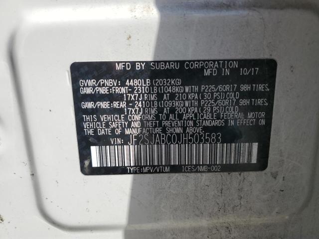 Foto 14 de la subasta – 2018 SUBARU FORESTER 2 con VIN JF2SJABC0JH503583